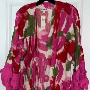 Anthropologie Bel Kazan Floral Kimono